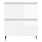 vidaXL Servantă, alb extralucios, 60x35x70 cm, lemn prelucrat vidaXL Servantă, alb extralucios, 60x35x70 cm, lemn prelucrat