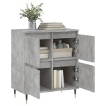 vidaXL Servantă, gri beton, 60x35x70 cm, lemn prelucrat vidaXL Servantă, gri beton, 60x35x70 cm, lemn prelucrat