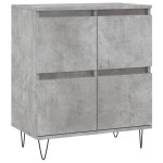 vidaXL Servantă, gri beton, 60x35x70 cm, lemn prelucrat