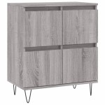 vidaXL Servantă, sonoma gri, 60x35x70 cm, lemn prelucrat vidaXL Servantă, sonoma gri, 60x35x70 cm, lemn prelucrat
