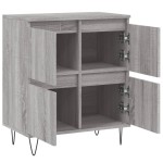 vidaXL Servantă, sonoma gri, 60x35x70 cm, lemn prelucrat vidaXL Servantă, sonoma gri, 60x35x70 cm, lemn prelucrat