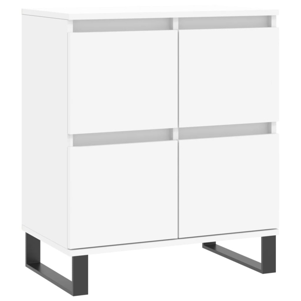 vidaXL Servantă, alb, 60x35x70 cm, lemn prelucrat