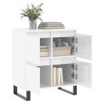vidaXL Servantă, alb extralucios, 60x35x70 cm, lemn prelucrat vidaXL Servantă, alb extralucios, 60x35x70 cm, lemn prelucrat