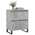 vidaXL Servantă, gri beton, 60x35x70 cm, lemn prelucrat vidaXL Servantă, gri beton, 60x35x70 cm, lemn prelucrat