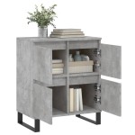 vidaXL Servantă, gri beton, 60x35x70 cm, lemn prelucrat vidaXL Servantă, gri beton, 60x35x70 cm, lemn prelucrat