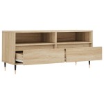 vidaXL Comodă TV, stejar sonoma, 100x34,5x44,5 cm, lemn prelucrat vidaXL Comodă TV, stejar sonoma, 100x34,5x44,5 cm, lemn prelucrat