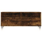 vidaXL Comodă TV, stejar fumuriu, 100x34,5x44,5 cm, lemn prelucrat vidaXL Comodă TV, stejar fumuriu, 100x34,5x44,5 cm, lemn prelucrat