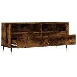 vidaXL Comodă TV, stejar fumuriu, 100x34,5x44,5 cm, lemn prelucrat vidaXL Comodă TV, stejar fumuriu, 100x34,5x44,5 cm, lemn prelucrat