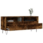 vidaXL Comodă TV, stejar fumuriu, 100x34,5x44,5 cm, lemn prelucrat vidaXL Comodă TV, stejar fumuriu, 100x34,5x44,5 cm, lemn prelucrat