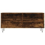 vidaXL Comodă TV, stejar fumuriu, 100x34,5x44,5 cm, lemn prelucrat vidaXL Comodă TV, stejar fumuriu, 100x34,5x44,5 cm, lemn prelucrat