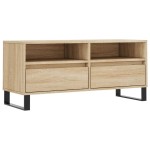 vidaXL Comodă TV, stejar sonoma, 100x34,5x44,5 cm, lemn prelucrat vidaXL Comodă TV, stejar sonoma, 100x34,5x44,5 cm, lemn prelucrat