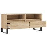 vidaXL Comodă TV, stejar sonoma, 100x34,5x44,5 cm, lemn prelucrat vidaXL Comodă TV, stejar sonoma, 100x34,5x44,5 cm, lemn prelucrat