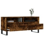vidaXL Comodă TV, stejar fumuriu, 100x34,5x44,5 cm, lemn prelucrat vidaXL Comodă TV, stejar fumuriu, 100x34,5x44,5 cm, lemn prelucrat