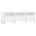 vidaXL Comodă TV, alb, 150x30x44,5 cm, lemn prelucrat