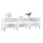 vidaXL Comodă TV, alb, 150x30x44,5 cm, lemn prelucrat