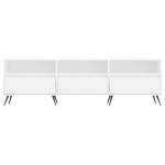 vidaXL Comodă TV, alb, 150x30x44,5 cm, lemn prelucrat
