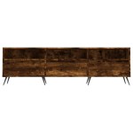 vidaXL Comodă TV, stejar fumuriu, 150x30x44,5 cm, lemn prelucrat