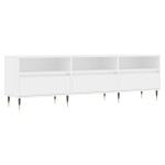 vidaXL Comodă TV, alb, 150x30x44,5 cm, lemn prelucrat vidaXL Comodă TV, alb, 150x30x44,5 cm, lemn prelucrat