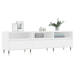 vidaXL Comodă TV, alb, 150x30x44,5 cm, lemn prelucrat vidaXL Comodă TV, alb, 150x30x44,5 cm, lemn prelucrat