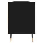 vidaXL Comodă TV, negru, 150x30x44,5 cm, lemn prelucrat