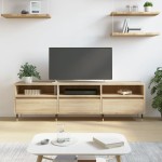 vidaXL Comodă TV, stejar sonoma, 150x30x44,5 cm, lemn prelucrat vidaXL Comodă TV, stejar sonoma, 150x30x44,5 cm, lemn prelucrat