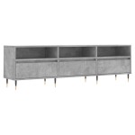 vidaXL Comodă TV, gri beton, 150x30x44,5 cm, lemn prelucrat vidaXL Comodă TV, gri beton, 150x30x44,5 cm, lemn prelucrat