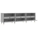 vidaXL Comodă TV, gri beton, 150x30x44,5 cm, lemn prelucrat vidaXL Comodă TV, gri beton, 150x30x44,5 cm, lemn prelucrat