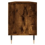 vidaXL Comodă TV, stejar fumuriu, 150x30x44,5 cm, lemn prelucrat