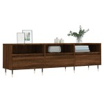 vidaXL Comodă TV, stejar maro, 150x30x44,5 cm, lemn prelucrat