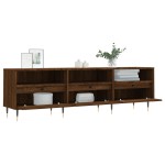 vidaXL Comodă TV, stejar maro, 150x30x44,5 cm, lemn prelucrat