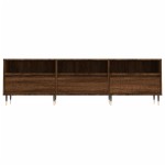 vidaXL Comodă TV, stejar maro, 150x30x44,5 cm, lemn prelucrat