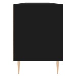 vidaXL Comodă TV, negru, 150x30x44,5 cm, lemn prelucrat