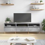 vidaXL Comodă TV, gri beton, 150x30x44,5 cm, lemn prelucrat vidaXL Comodă TV, gri beton, 150x30x44,5 cm, lemn prelucrat