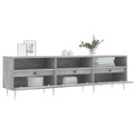 vidaXL Comodă TV, gri beton, 150x30x44,5 cm, lemn prelucrat vidaXL Comodă TV, gri beton, 150x30x44,5 cm, lemn prelucrat