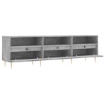 vidaXL Comodă TV, gri beton, 150x30x44,5 cm, lemn prelucrat vidaXL Comodă TV, gri beton, 150x30x44,5 cm, lemn prelucrat