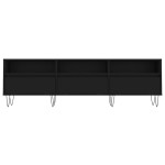 vidaXL Comodă TV, negru, 150x30x44,5 cm, lemn prelucrat