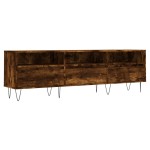 vidaXL Comodă TV, stejar fumuriu, 150x30x44,5 cm, lemn prelucrat