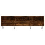 vidaXL Comodă TV, stejar fumuriu, 150x30x44,5 cm, lemn prelucrat