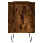 vidaXL Comodă TV, stejar fumuriu, 150x30x44,5 cm, lemn prelucrat