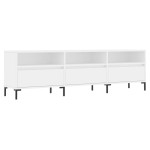 vidaXL Comodă TV, alb, 150x30x44,5 cm, lemn prelucrat