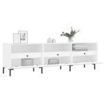 vidaXL Comodă TV, alb, 150x30x44,5 cm, lemn prelucrat