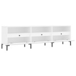 vidaXL Comodă TV, alb, 150x30x44,5 cm, lemn prelucrat