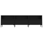 vidaXL Comodă TV, negru, 150x30x44,5 cm, lemn prelucrat