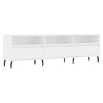 vidaXL Comodă TV, alb, 150x30x44,5 cm, lemn prelucrat