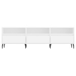 vidaXL Comodă TV, alb, 150x30x44,5 cm, lemn prelucrat