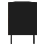 vidaXL Comodă TV, negru, 150x30x44,5 cm, lemn prelucrat