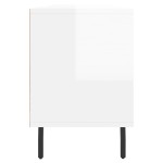 vidaXL Comodă TV, alb extralucios, 150x30x44,5 cm, lemn prelucrat vidaXL Comodă TV, alb extralucios, 150x30x44,5 cm, lemn prelucrat