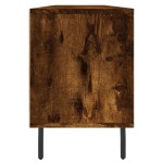 vidaXL Comodă TV, stejar fumuriu, 150x30x44,5 cm, lemn prelucrat