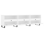 vidaXL Comodă TV, alb, 150x30x44,5 cm, lemn prelucrat vidaXL Comodă TV, alb, 150x30x44,5 cm, lemn prelucrat