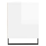vidaXL Comodă TV, alb extralucios, 150x30x44,5 cm, lemn prelucrat